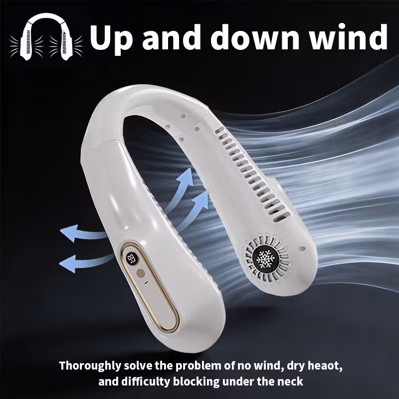 Up-Down Airflow Neck Fan