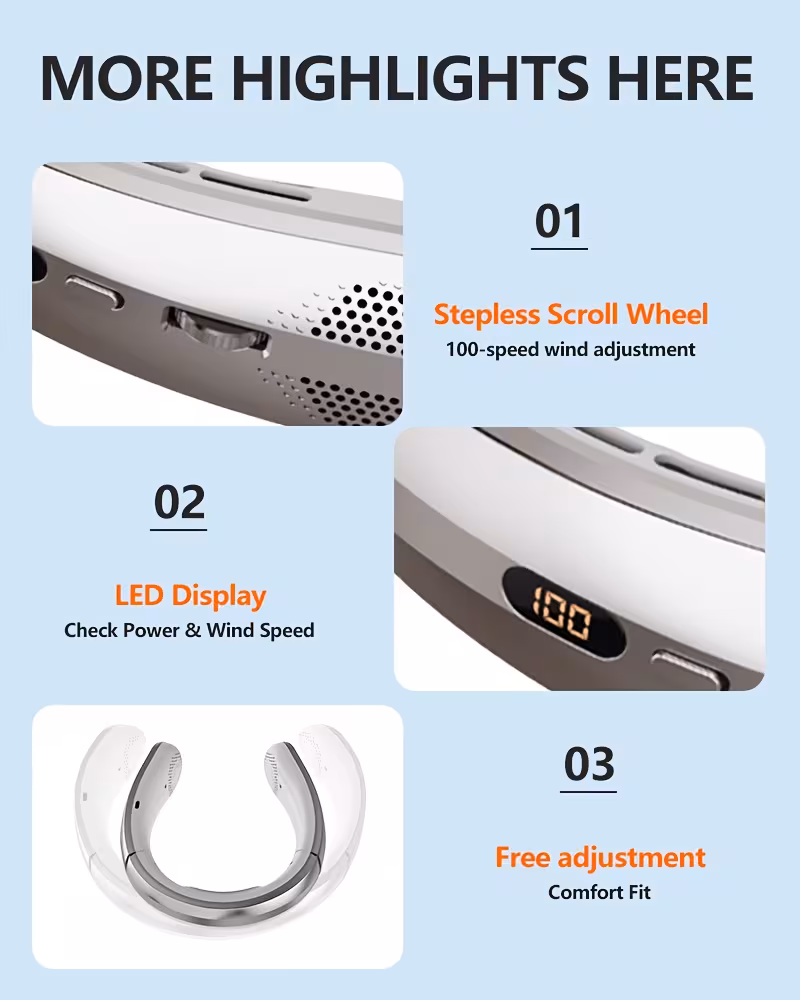 Adjustable Neck Cooling Fan