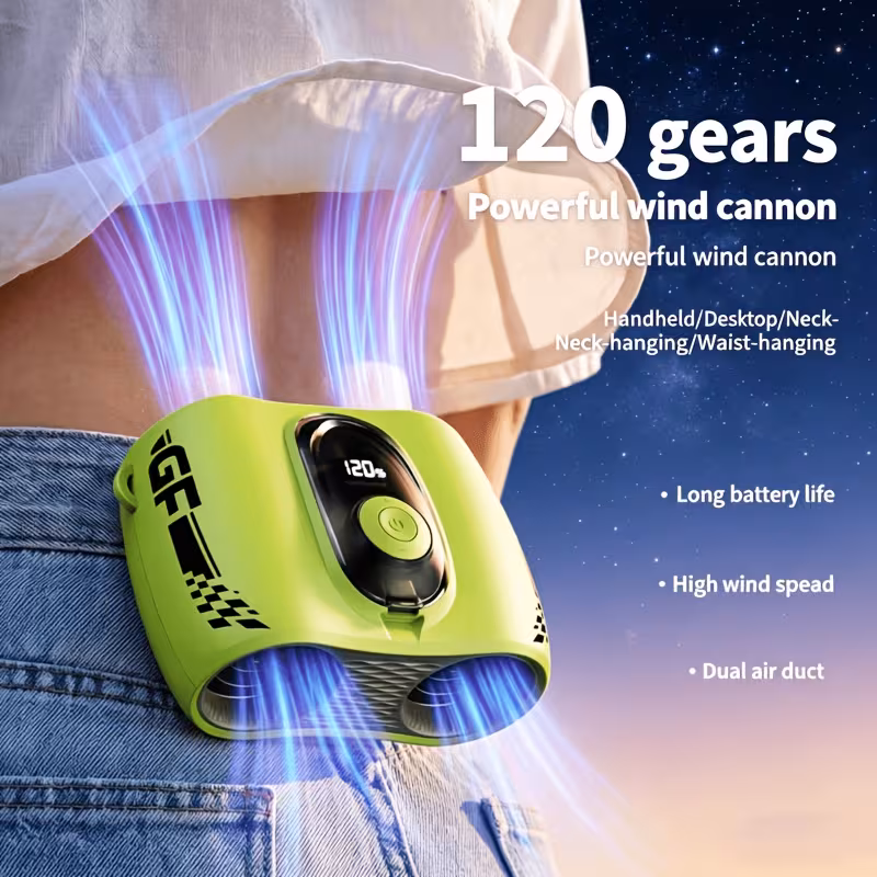Wearable Outdoor Cooling Fan