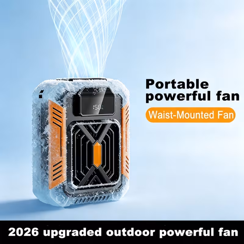 Long-Life Waist Clip Fan