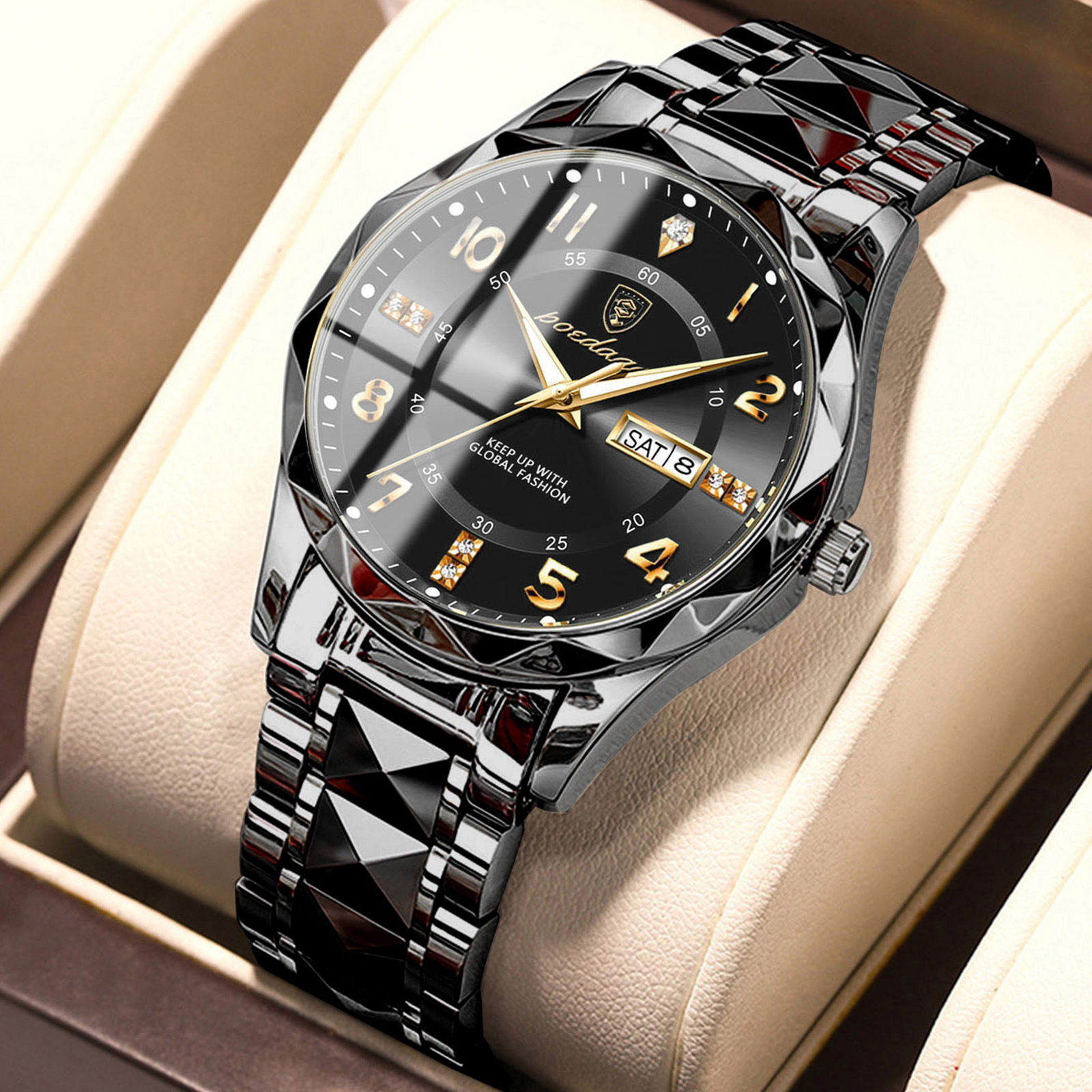 POEDAGAR 858 Luxury Quartz Watch